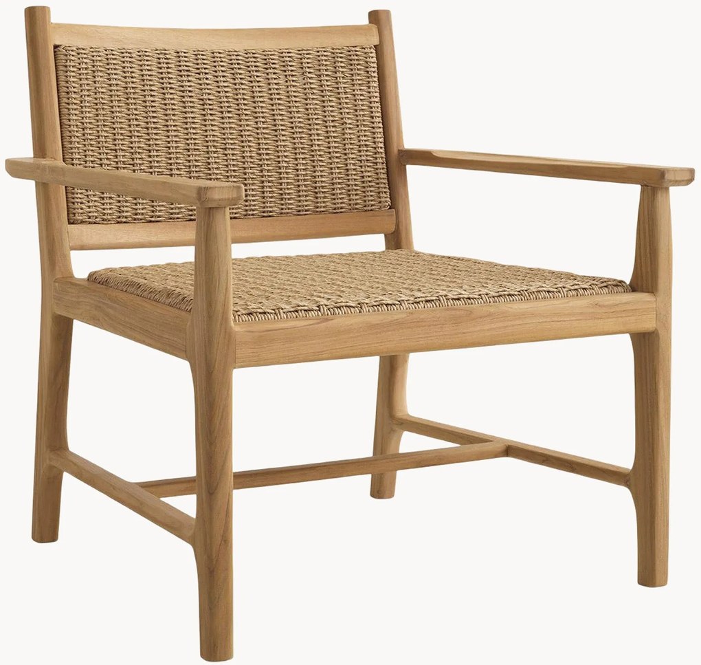 Tuin armstoel Pivetti van teakhout