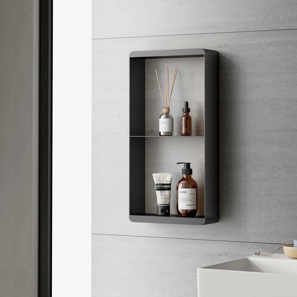Best Design Soap Moya doucherek 2 laags 50x25cm gunmetal