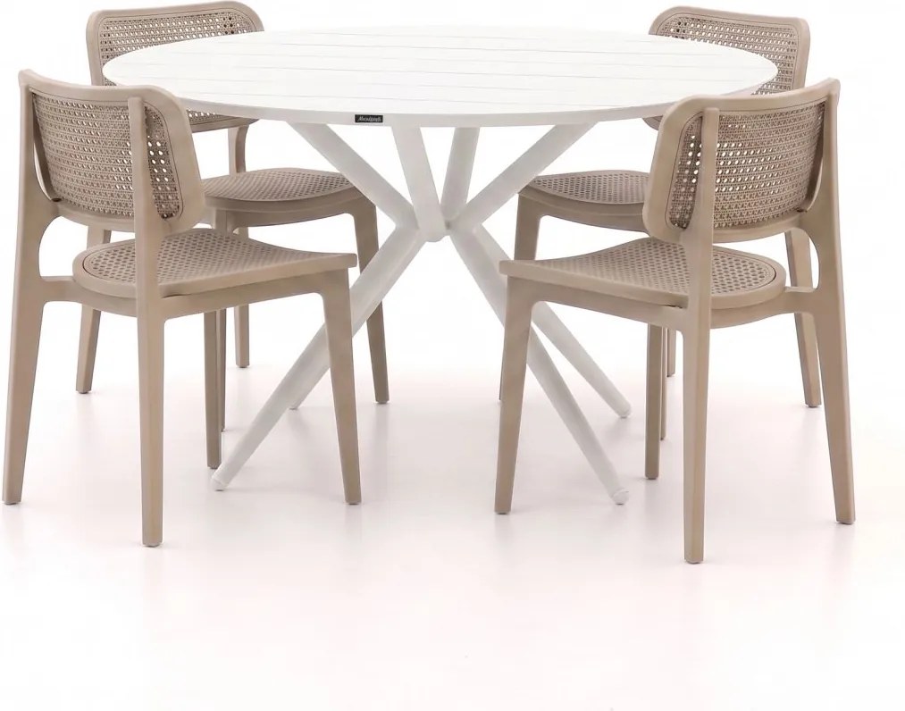 Diningset Forza  | 4 personen | Tuinset aluminium | 5-delig | Kees Smit Tuinmeubelen