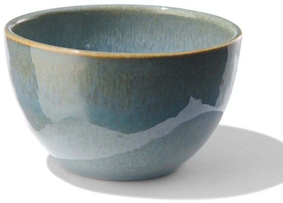 HEMA Schaal Ø10cm Porto Reactief Glazuur Blauw (blauw)