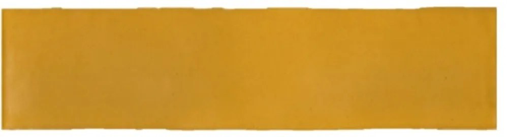 Terre d'Azur Gerona wandtegel visgraat 7.5x30cm Honey Yellow mat