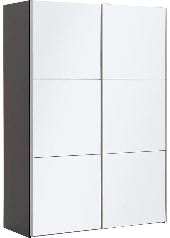 Goossens Kledingkast Easy Storage Sdk, 150 cm breed, 220 cm hoog, 2x 3 paneel glas schuifdeuren