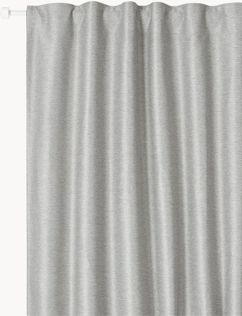 Verduisteringsgordijnen Asher met multiband, 2-delig