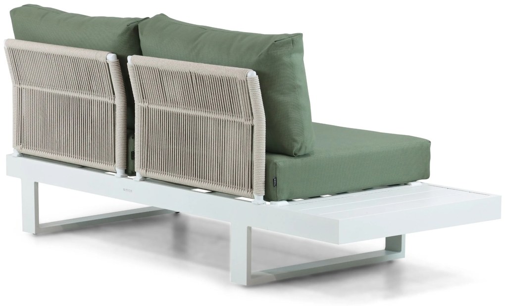 Hoek loungeset 6 personen Aluminium Wit  Lifestyle Garden Furniture Lorenzo