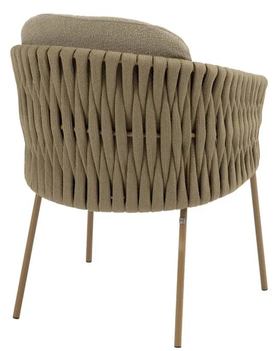 4 Seasons Outdoor Molina tuinset met Hampton tafel 300 cm Tuinstoel beige weerbestendig