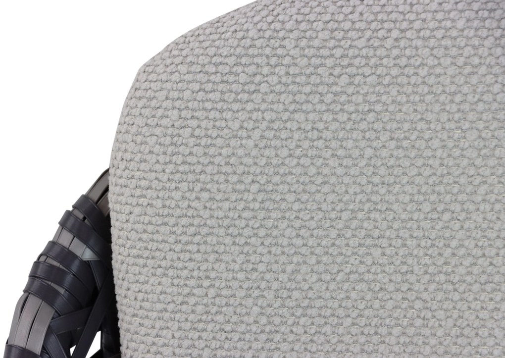 Tuinstoel Aluminium/wicker Grijs-antraciet Santika Yovan