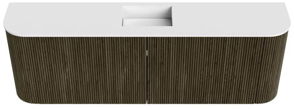 Mondiaz Joya 125cm toiletmeubel ronding links/rechts shadow met wastafel faye midden zonder kraangat talc