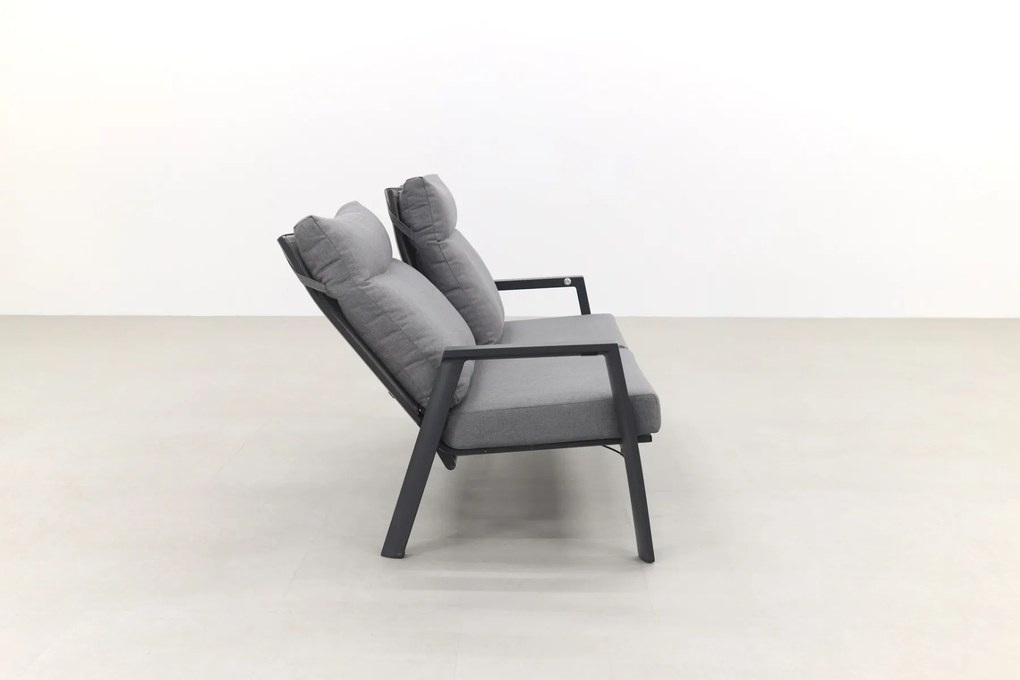 Azoren 2-zitsbank verstelbaar - Antraciet OP=OP