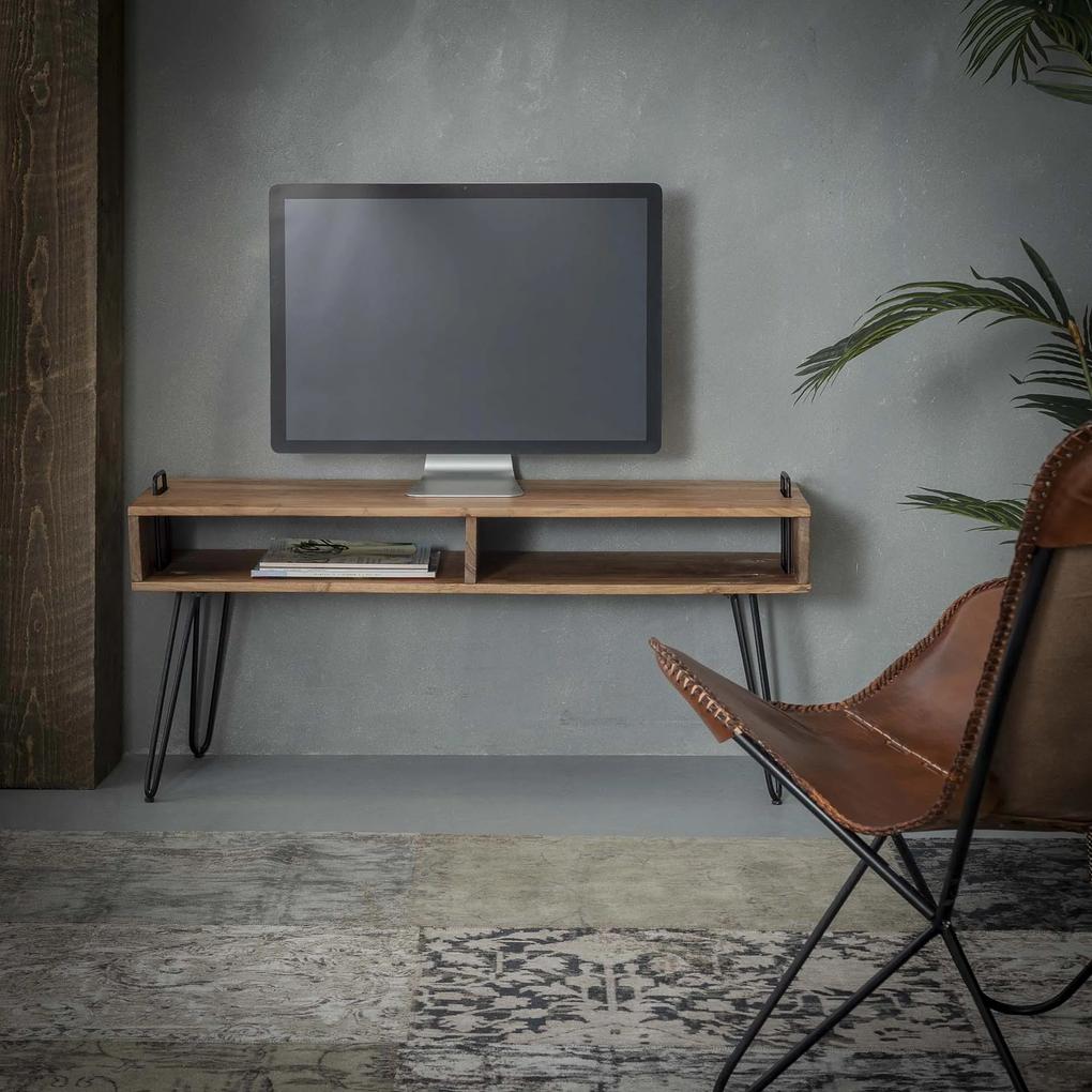 Tv-meubel Van Massief Acaciahout - 110x35x45cm.