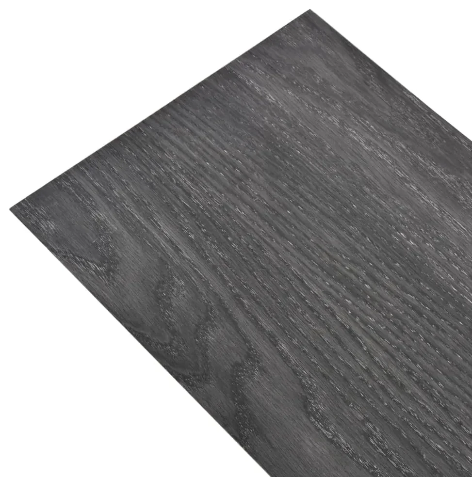 vidaXL Vloerplanken niet-zelfklevend 5,26 m² 2 mm PVC zwart en wit