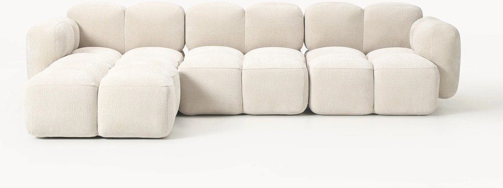 Modulaire bank Tayla (4-zits) met poef (links/rechts)