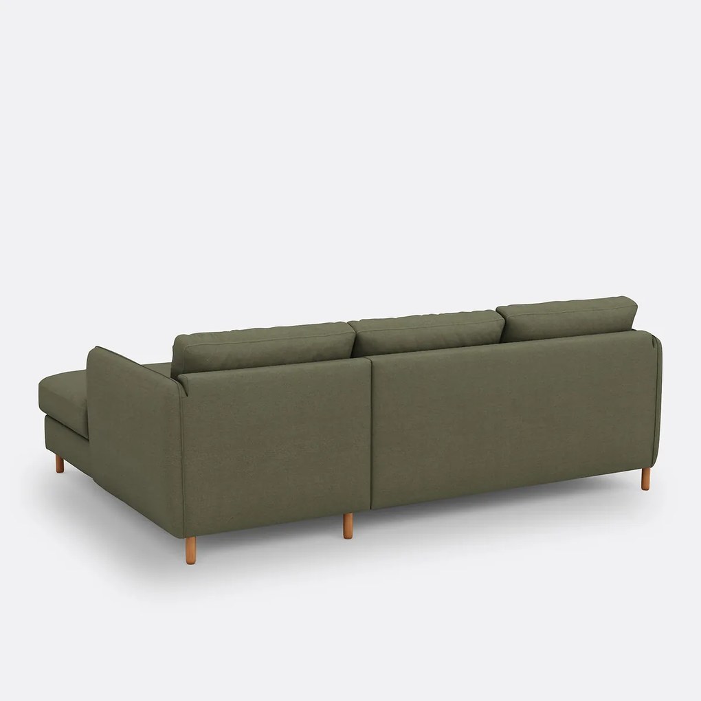 4-zits rechthoekige slaapbank in polyester, LOMÉO