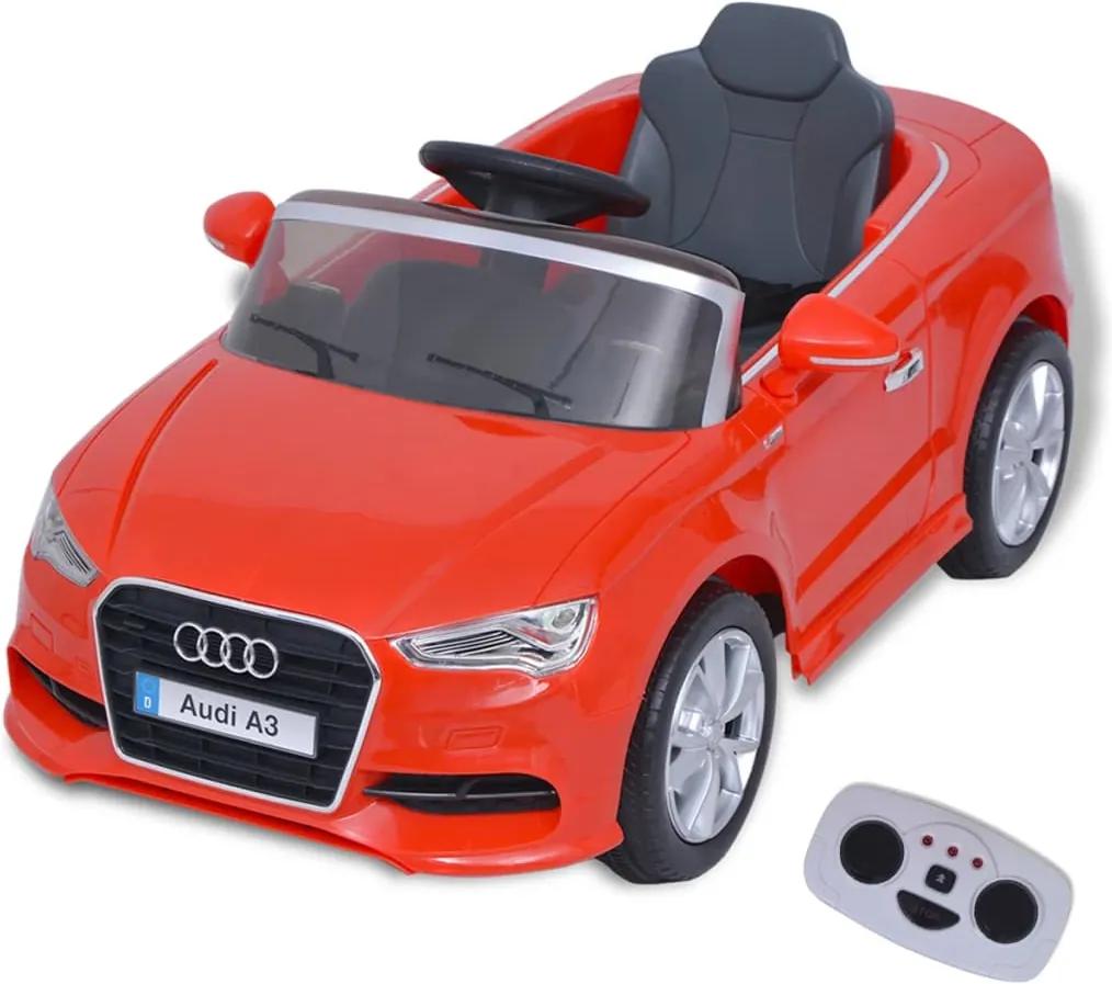 Elektrische speelgoedauto met afstandsbediening Audi A3 rood