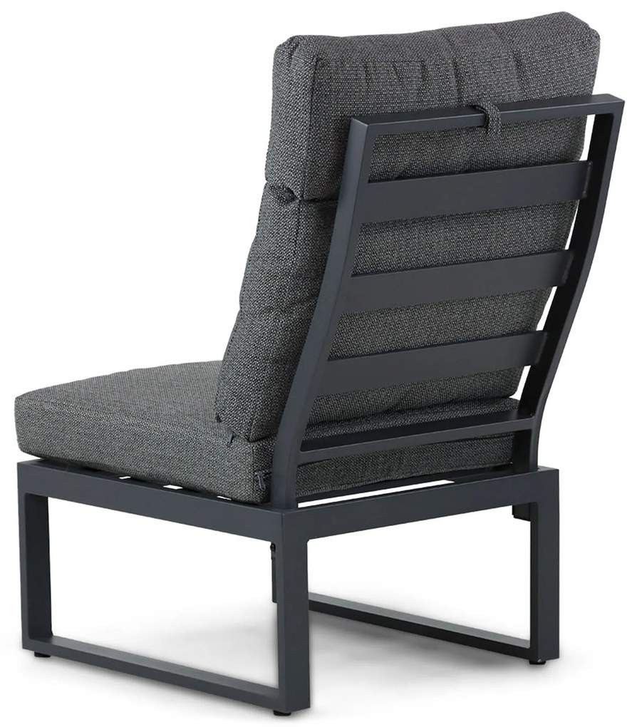 Hoek loungeset 6 personen Aluminium/teak Grijs Lifestyle Garden Furniture Marseille