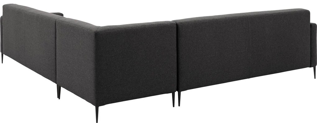 Goossens Key West grijs, stof, 3-zits, modern design