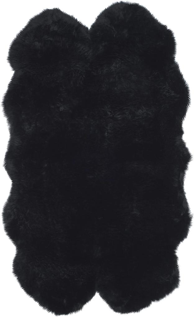 Safavieh | Schapenvacht Reese 109 x 180 cm midnight zwart vloerkleden schapenvacht vloerkleden & woontextiel vloerkleden