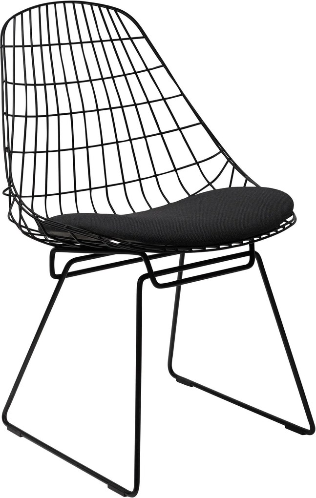Pastoe SM05 stoel zwart met zitkussen Camira black