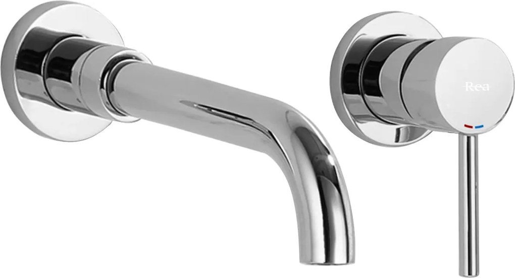 Inbouw wastafelkraan Rea Lungo Long Chrom + BOX