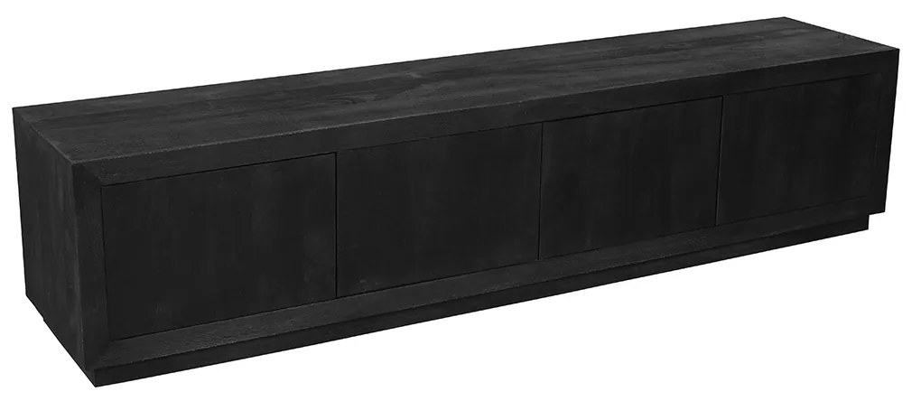 Starfurn Brussel Zwart Tv-meubel Robuust Design 200 Cm - 200x42x46cm.