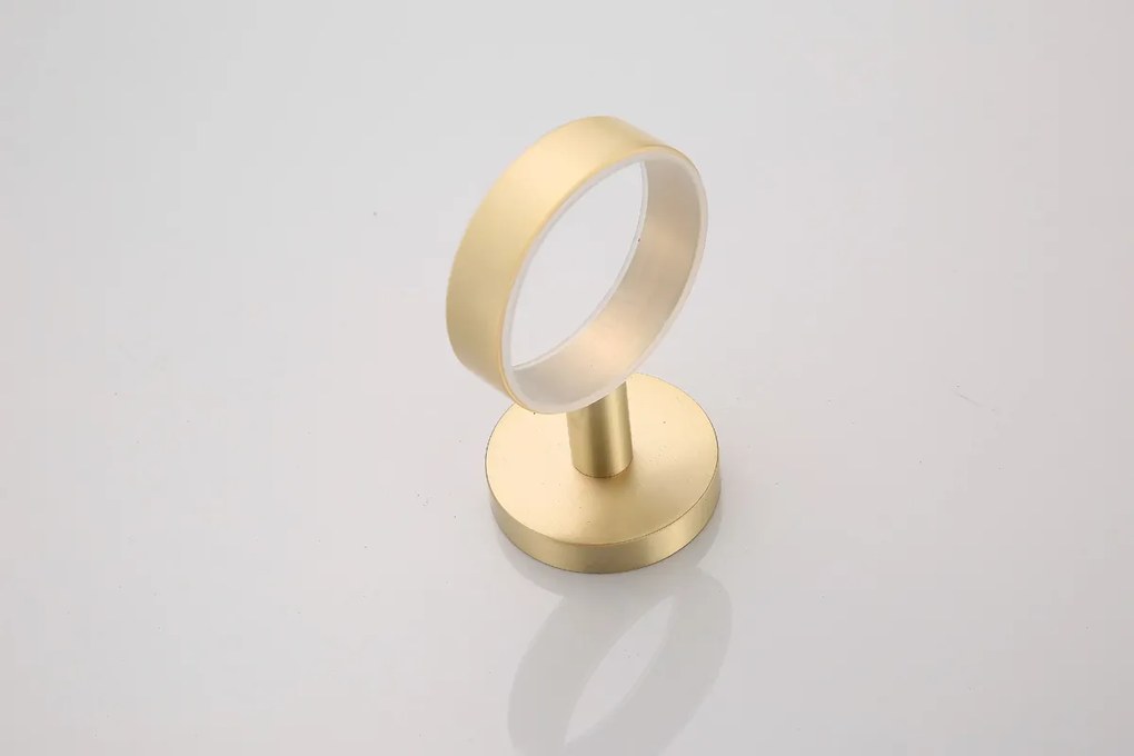 Saniclear Brass glashouder geborsteld messing mat goud