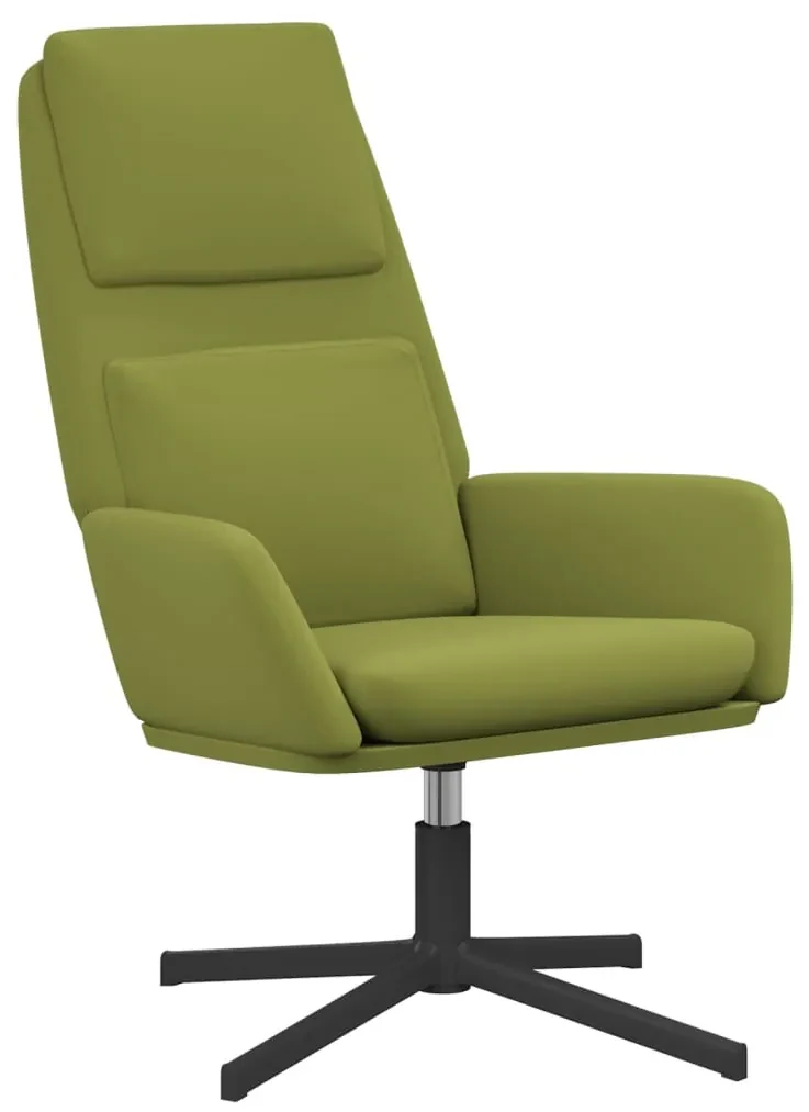 vidaXL Relaxstoel fluweel lichtgroen