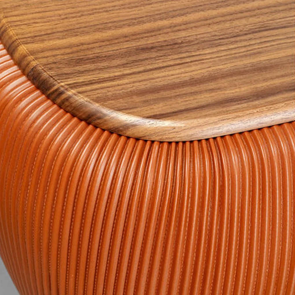 Kare Design Rio Brown Retro Design Barmeubel Bruin Lederlook - 127 X 57cm.