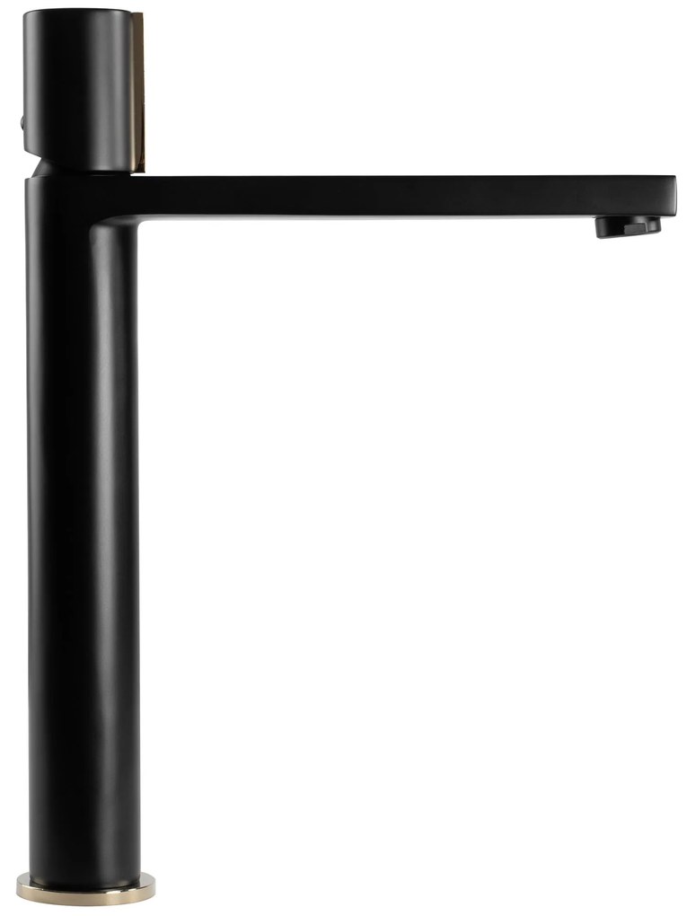 Wastafelkraan Rea Icon Black/Gold High