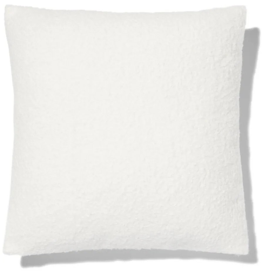 HEMA Kussenhoes Teddy 50x50 Wit (wit)