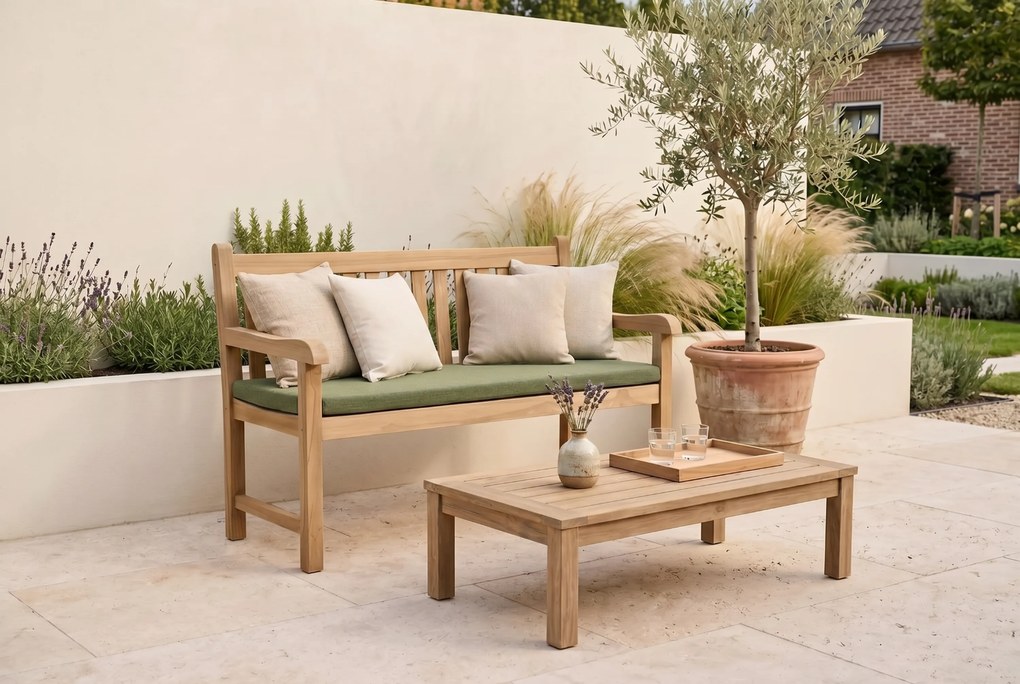 Lifestyle Garden Furniture Bankkussen Forest Green Textiel Groen