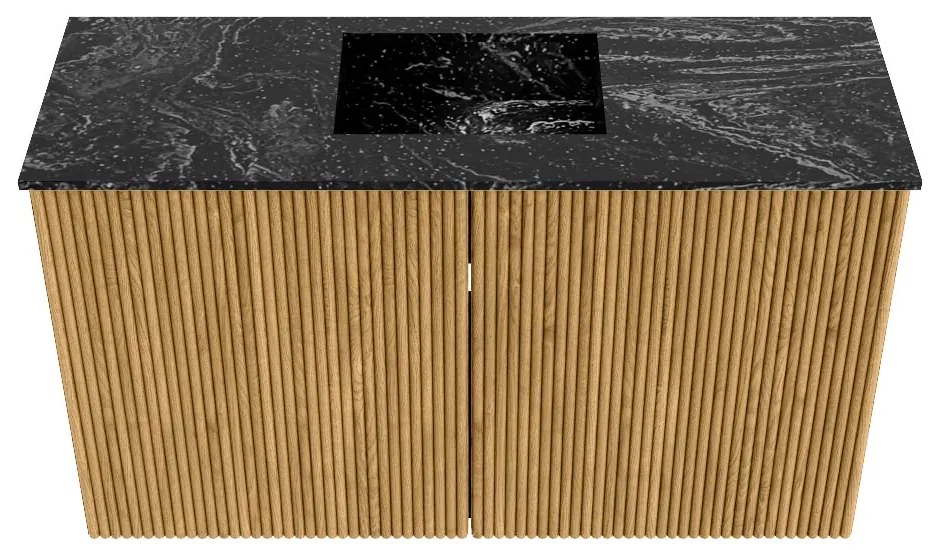 Mondiaz Joya DLux 70cm toiletmeubel oak met wastafel faye midden 1 kraangat lava