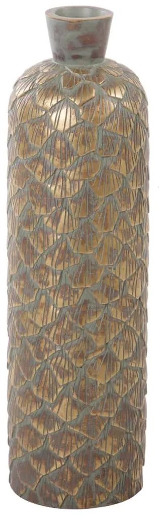 Vaas polystone – vaas Feather, klein – vaas brons