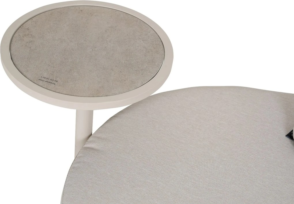 Loungeset tuin 5 personen Aluminium Zand/Beige Domani Furniture Sylva