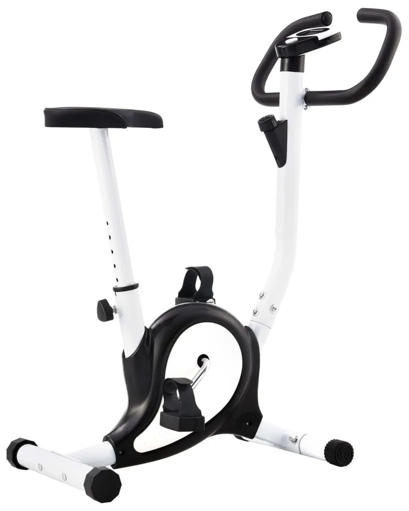 vidaXL Hometrainer met bandweerstand zwart