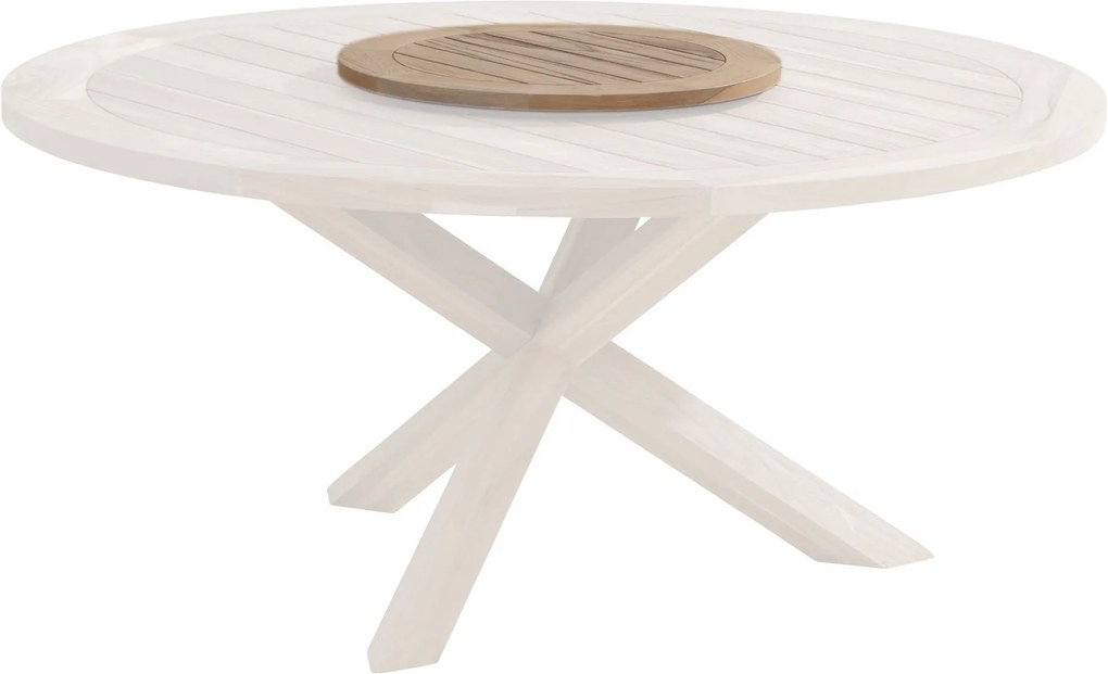 Taste by 4SO Ronde Tuintafel - Louvre - Ø 160 cm - Teak / Aluminium - Taste by 4SO