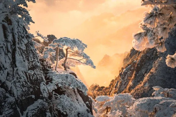 Foto Beautiful scene of Huangshan  in, Jackyenjoyphotography