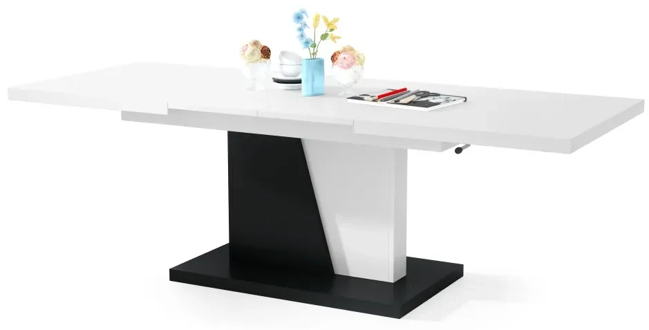 Mazzoni GRAND NOIR wit / zwart, salontafel