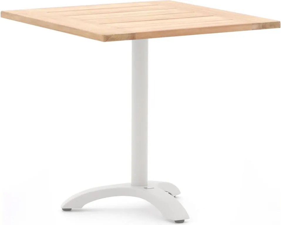 Tuin eettafel Bellagio  | Vierkant  | Tuintafel Teakhout | 80x80cm | 2 personen | Kees Smit Tuinmeubelen