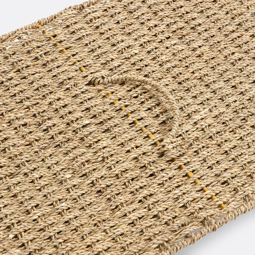 Plooibare hutkoffer in zeegras L60 cm, Kino