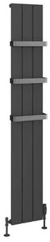 Eastbrook Rosano verticale aluminium radiator 28x180cm mat antraciet 948Watt