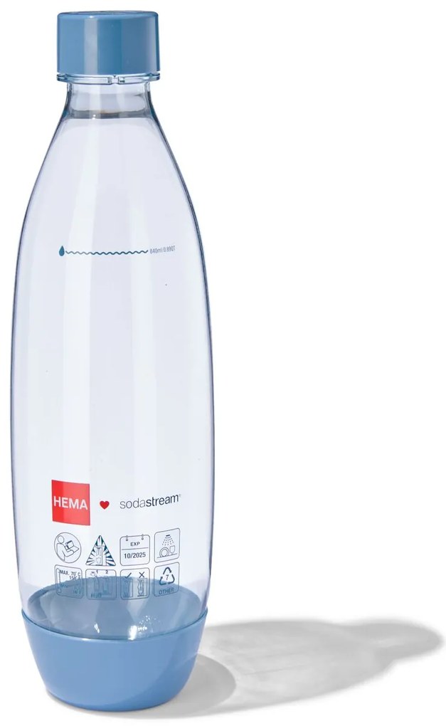 HEMA SodaStream Kunststof Fles Blauw 1L