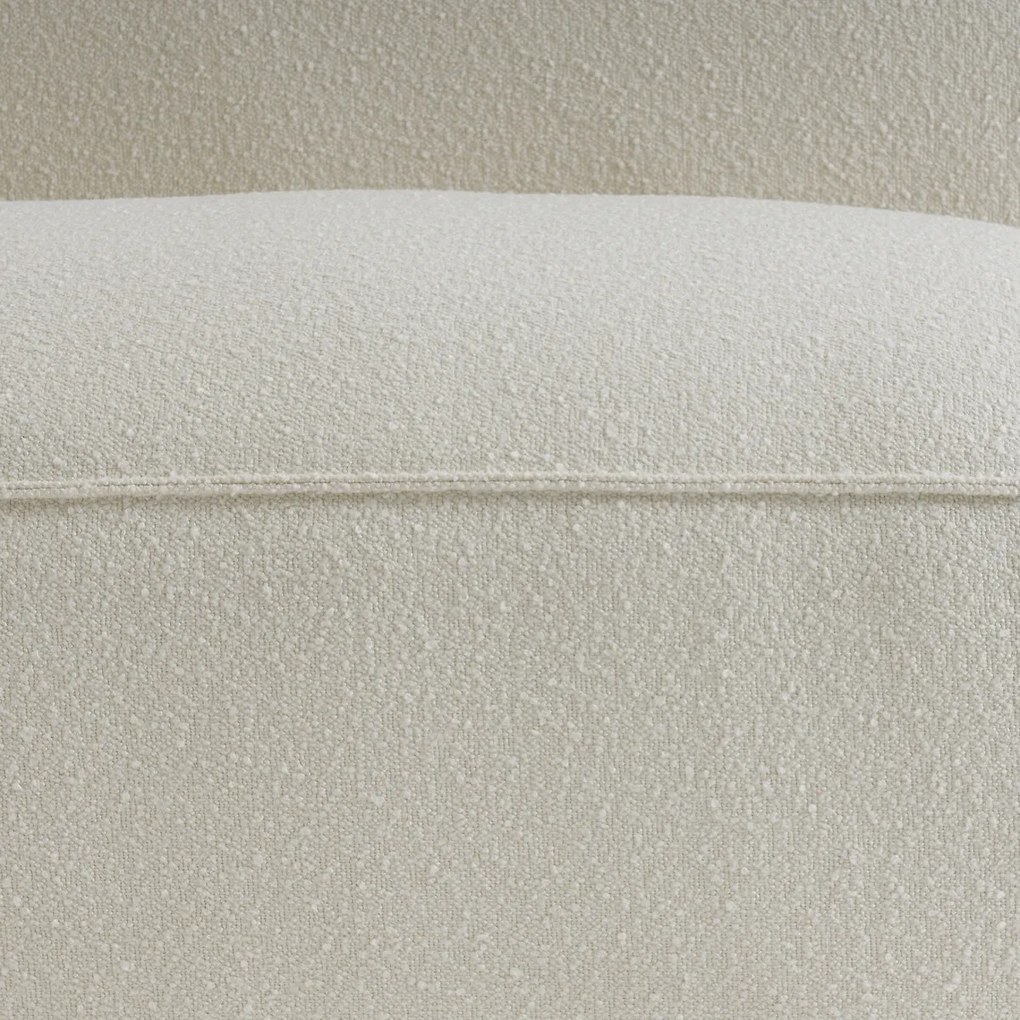 Element voor modulaire bank, 2-zit, in bouclé stof, Seven