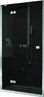 Brera douchedeur (bxh) 1690 - 1710x2000mm type deur draai + paneel voor plaatsing op douchebak/tegelvloer