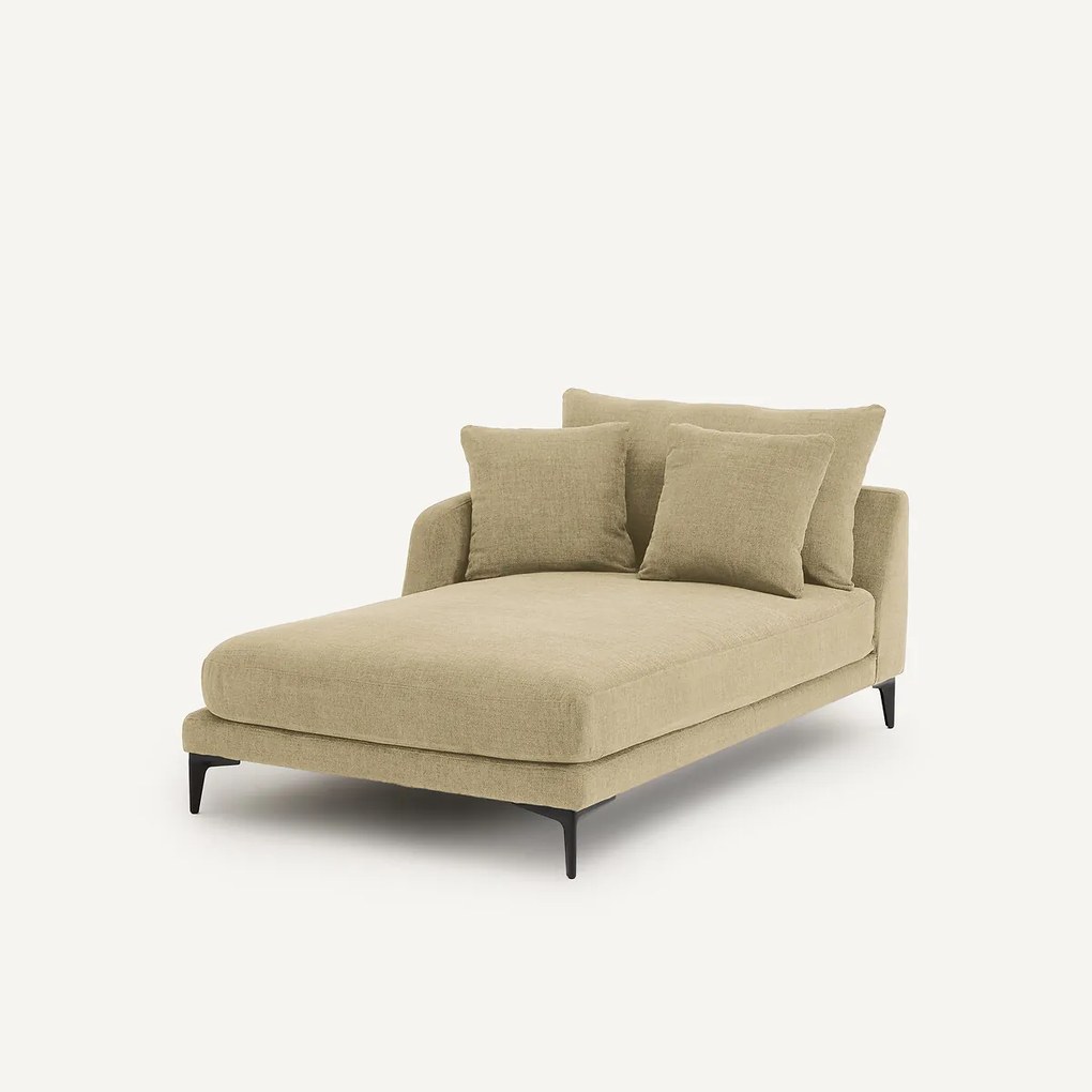 Longchair van gevlochten polyester, MODERNISTE, ontwerp Emmanuel Gallina