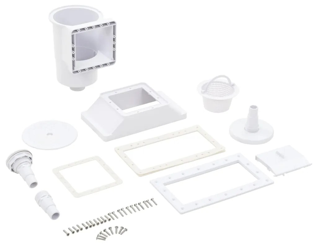 vidaXL 11-delige Zwembadskimmer 34,3x25x30,5 cm