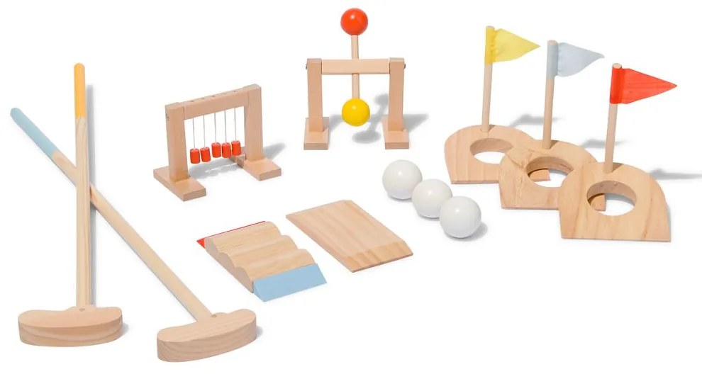 HEMA Midgetgolf Set Hout