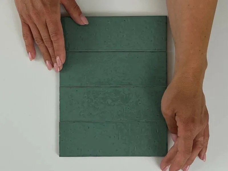 Jabo Kalma wandtegel blauw 6x18.6 glans