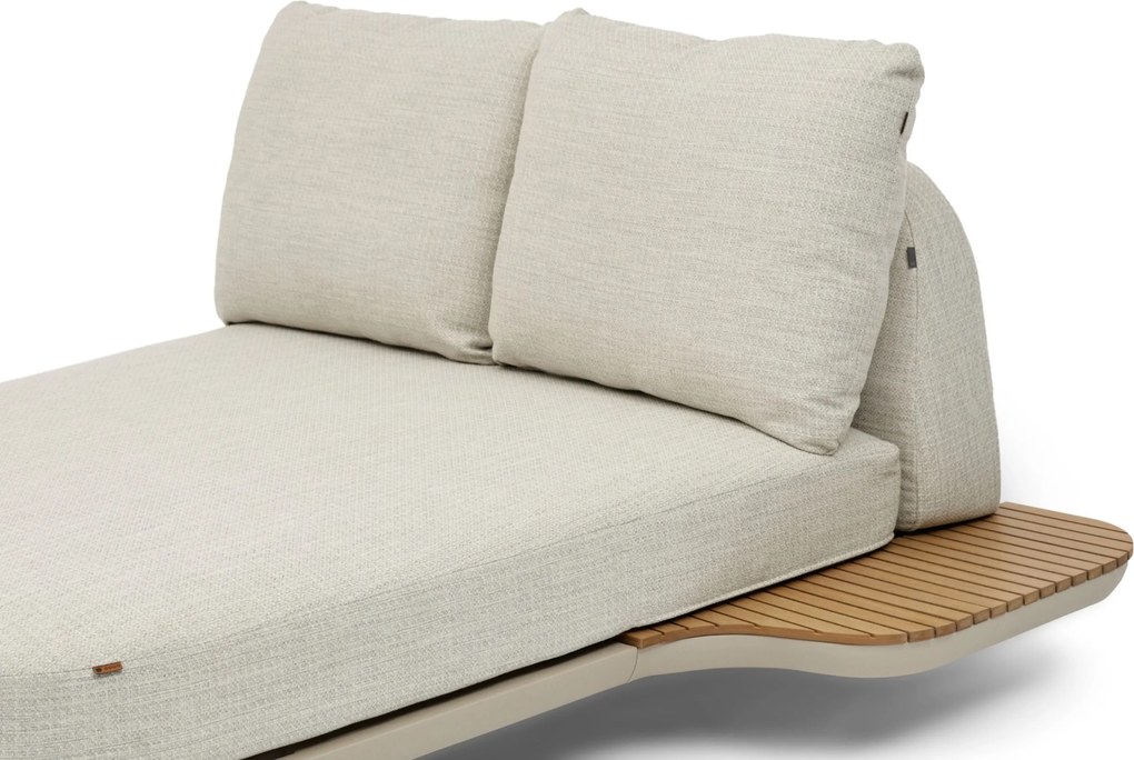 Hoek loungeset 5 personen Outdoor textiel Zand/Beige Coco Dunea