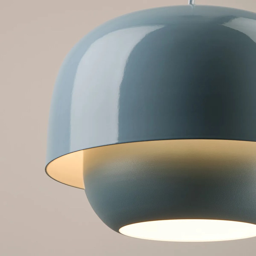 Hanglamp van gekleurd metaal Ø21,4 cm, Kinoko
