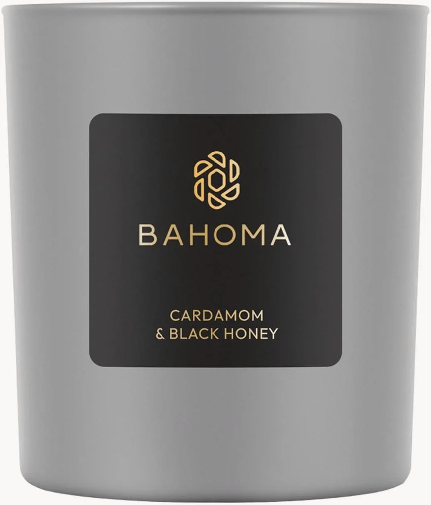 Handgegoten geurkaars Ash (kardemom, zwarte honing)