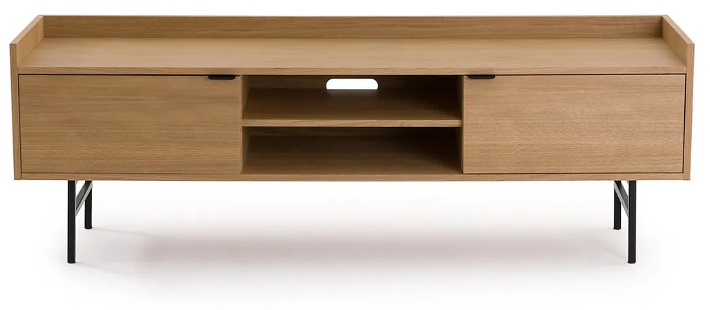 Lang TV/hifi meubel in eik L175 cm, Volga